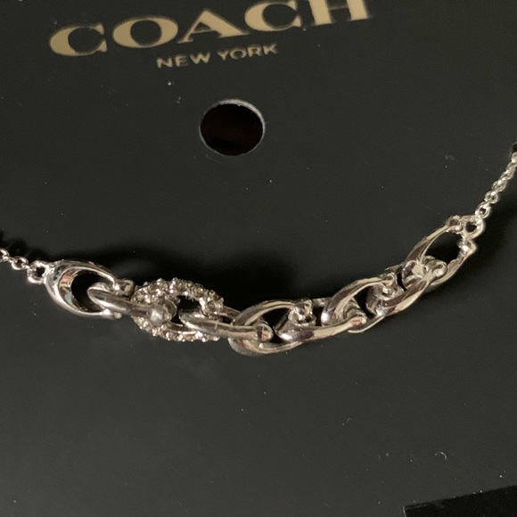 Coach Linked Signature Slider Bracelet - Picture 1 of 5